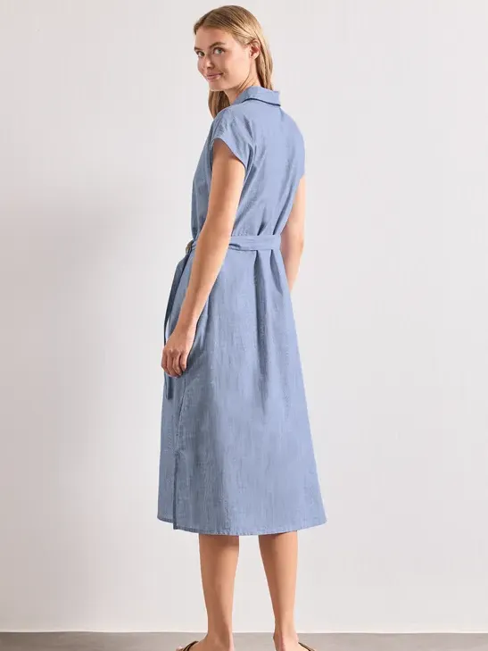 Street One Midi-jurk met knoopsluiting blauw, foto 2