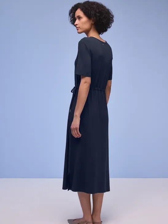Street One Midi-jurk met overslagdetail blauw, foto 2