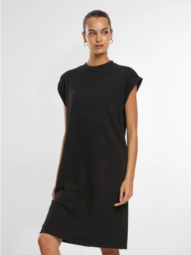 Urban Classics Light Terry Korte jurk - XS - Zwart