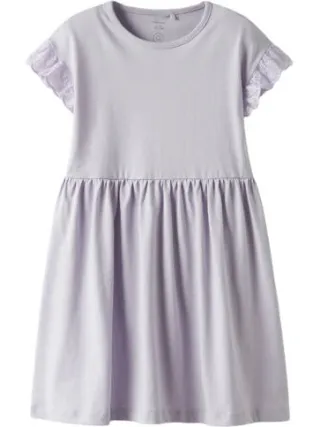 NAME IT KIDS midi jurk lila
