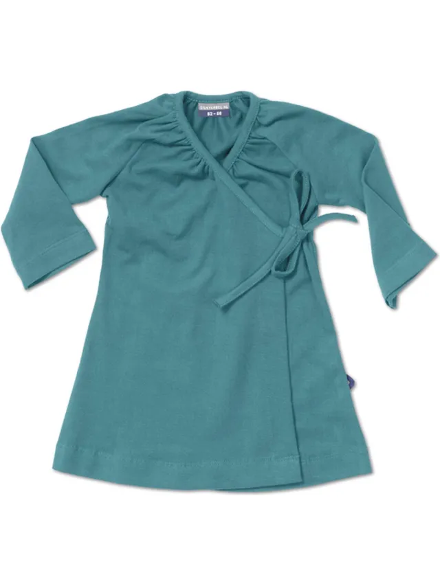 Silky Label jurkje maroc blue - lange mouw - blauw