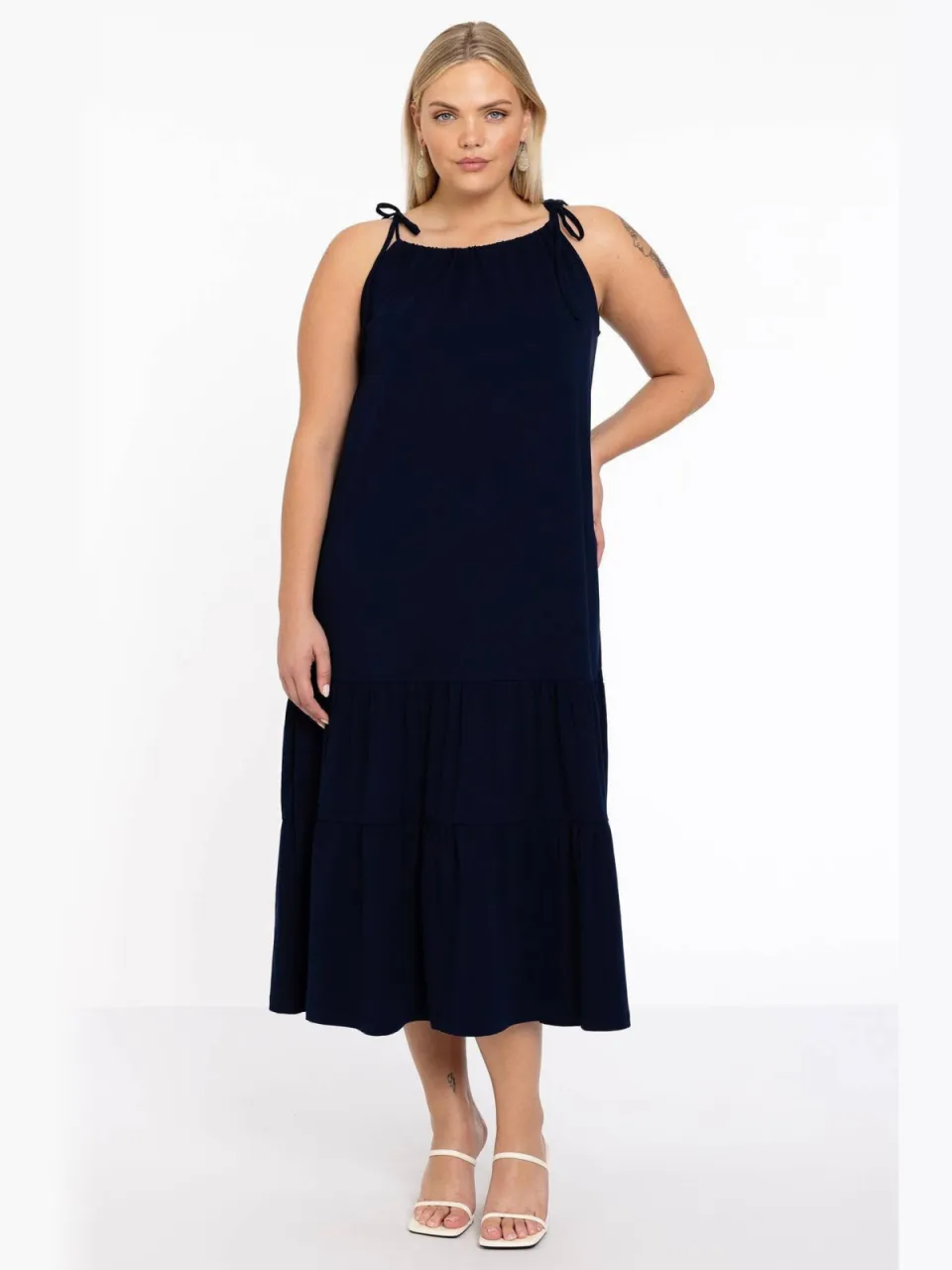 Yoek jurk donkerblauw, foto 2