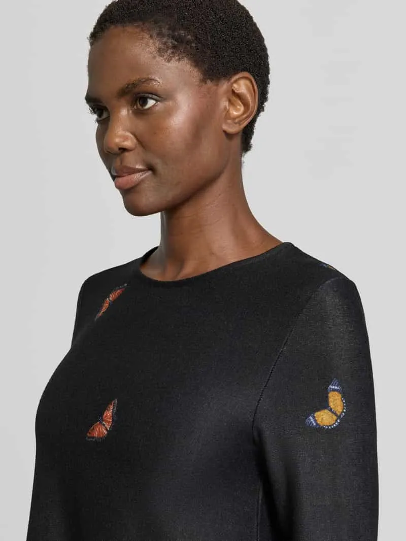 Apricot Mini-jurk met ronde hals zwart, foto 5