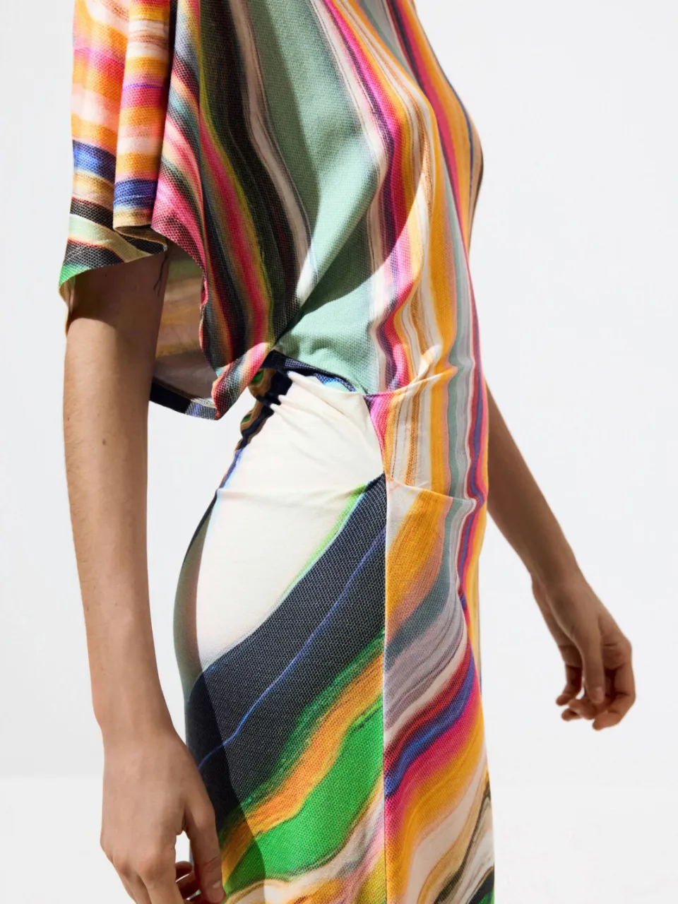 Desigual midi jurk multi, foto 4