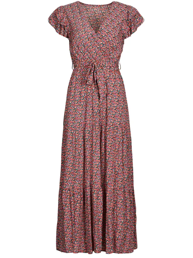 Betty London Lange Jurk Betty London YSMINA Roze
