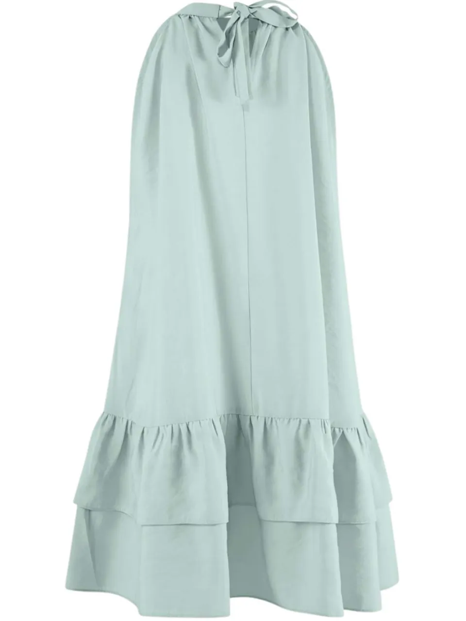 Trendyol TRENDYOLMİLLA Dames Blauw Effen Kort / Mini Mouwloos Recht Jurken, foto 2