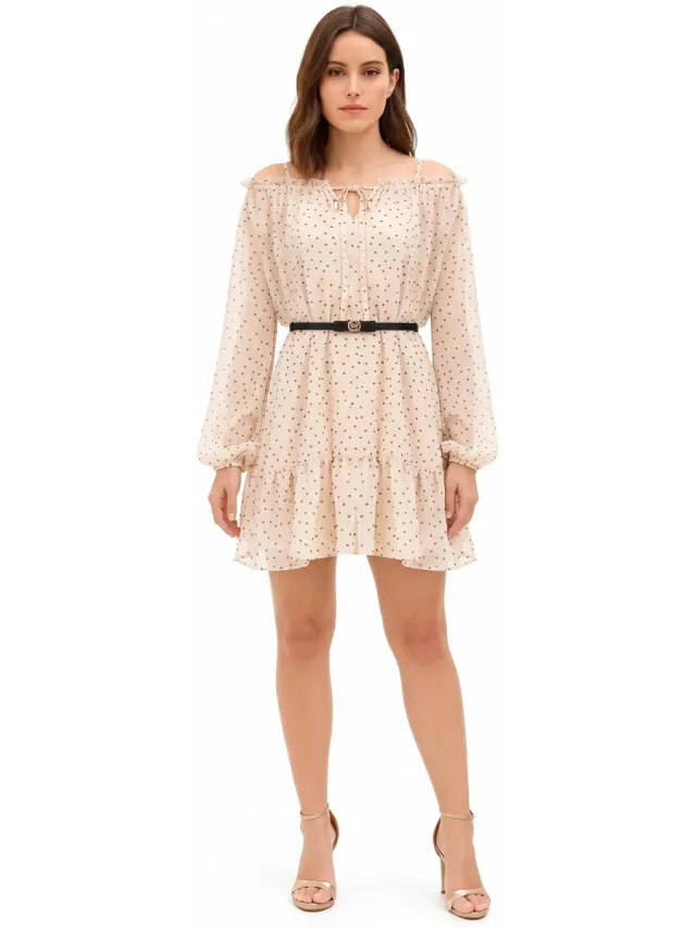 Rinascimento Korte Jurk Rinascimento CFC0132512003 Beige