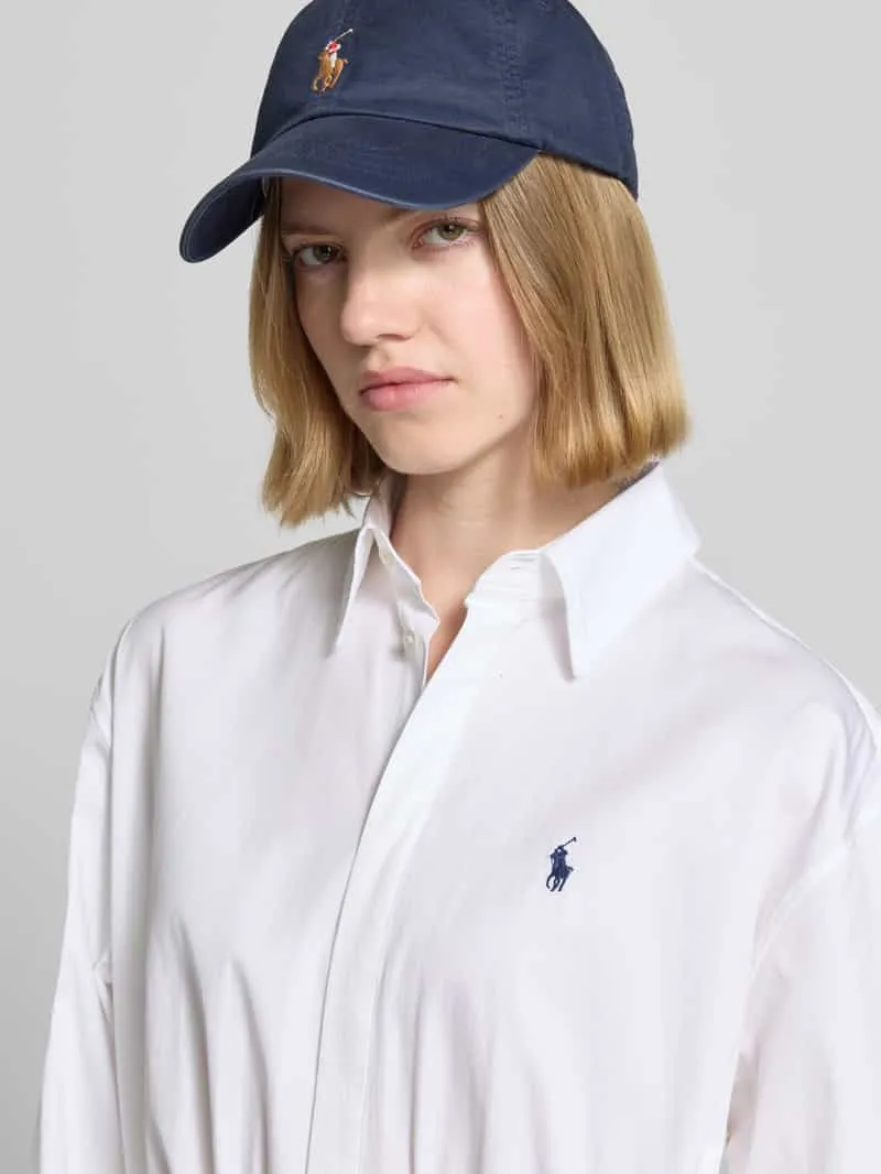 Polo Ralph Lauren Getailleerde overhemdjurk van puur katoen wit, foto 5
