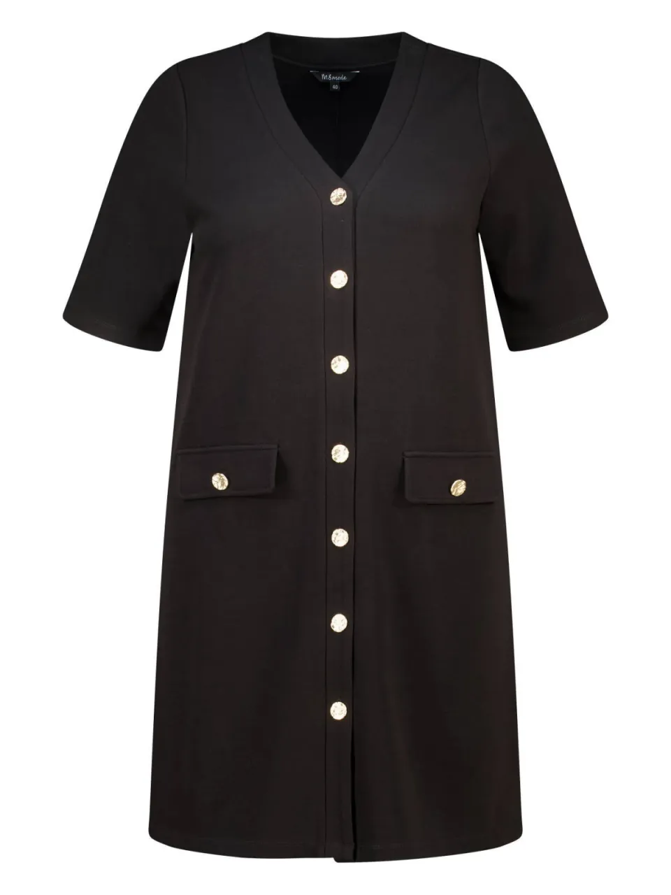 MS Mode korte jurk Plus Size - zwart, foto 2