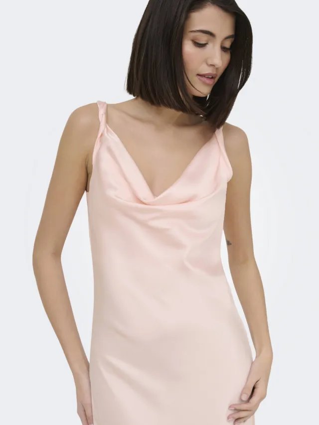 JDY maxi jurk lichtroze