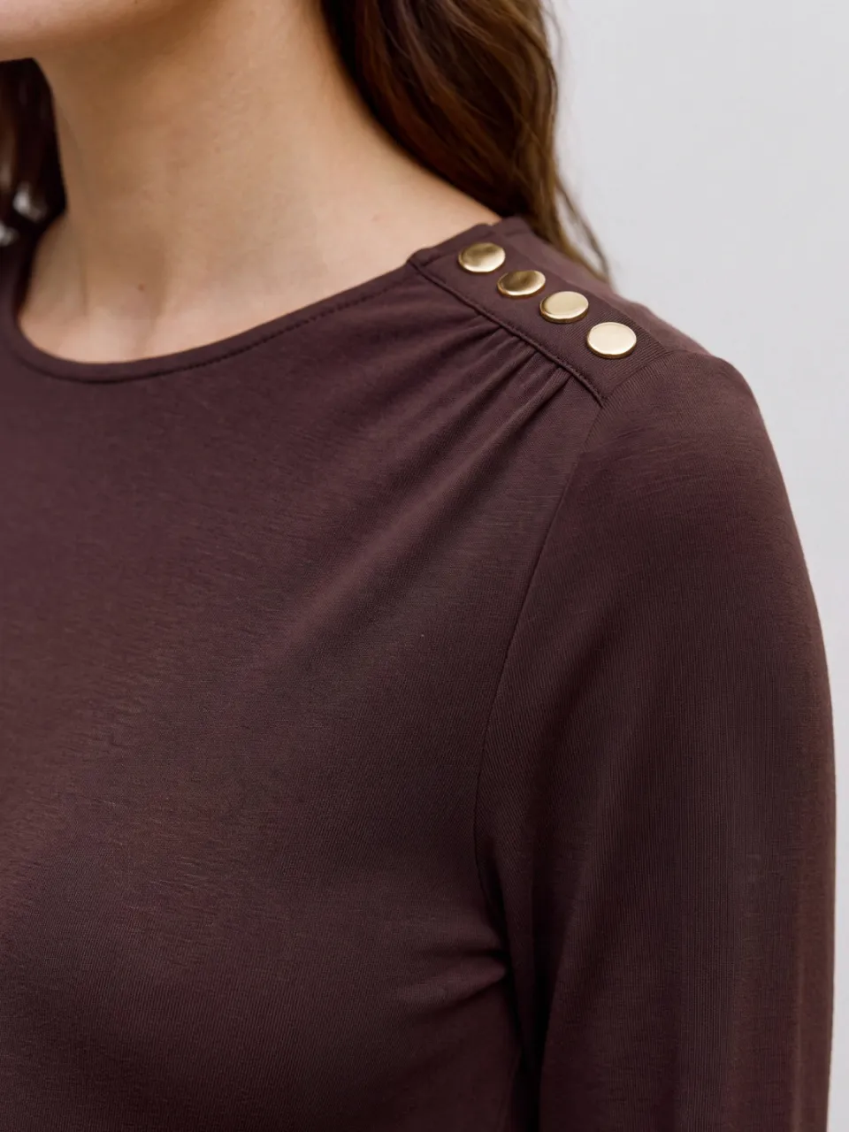 Vero Moda Maternity zwangerschapsjurk bruin, foto 5