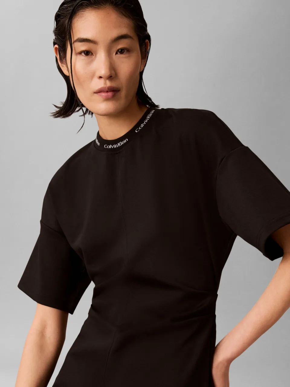 Calvin Klein Jeans mini jurk zwart, foto 4