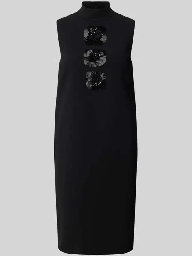 Max Mara Avondjurk met paillettenapplicatie model 'EBACINO' cognac, foto 2