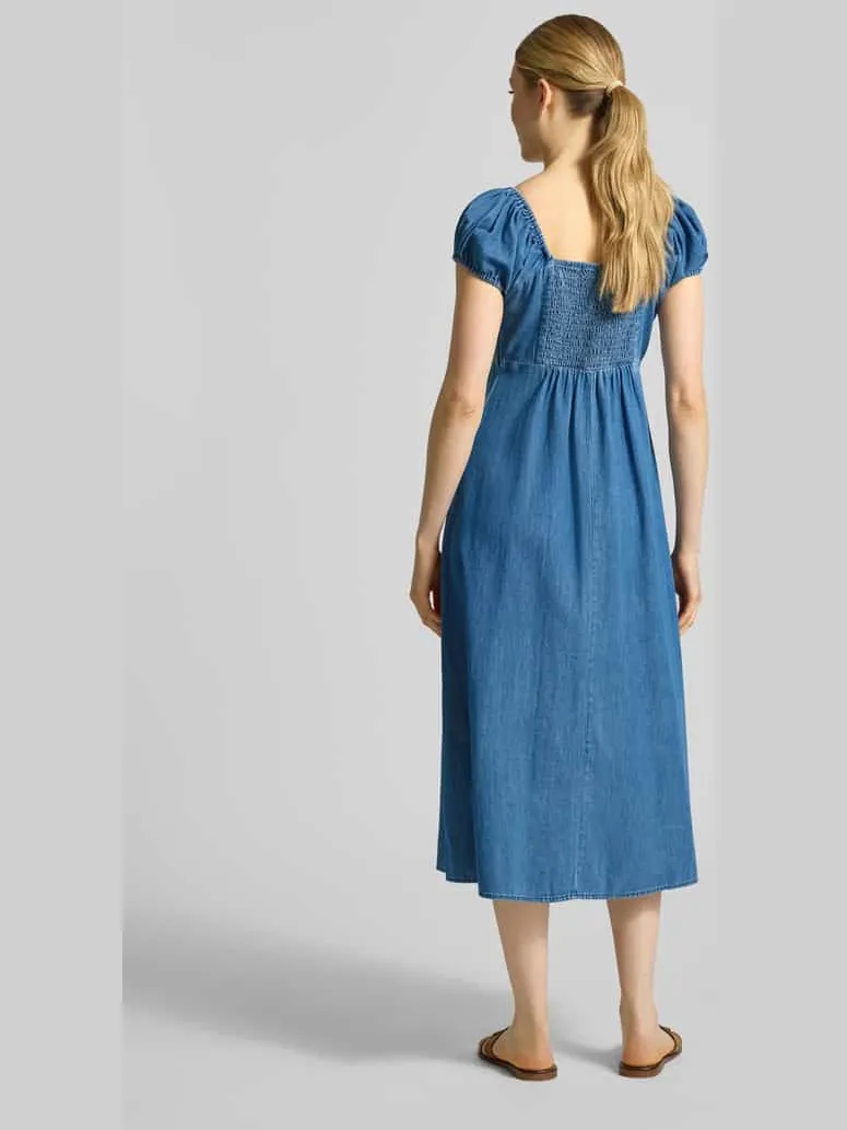 Gap Midijurk met pofmouwen Blauw