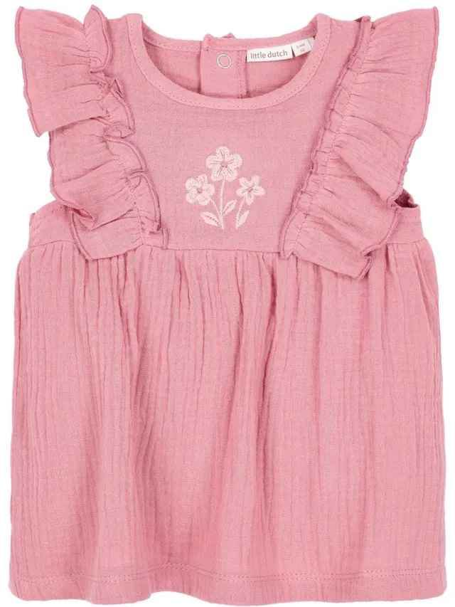 Little Dutch Jurk Met Broekje - Pink Blush roze
