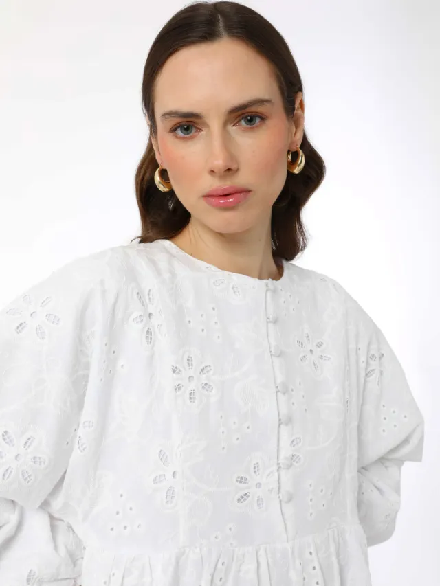 Modanisa Refka Modest jurk Wit