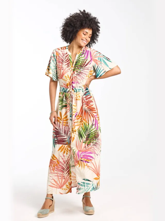 Didi maxi jurk multi