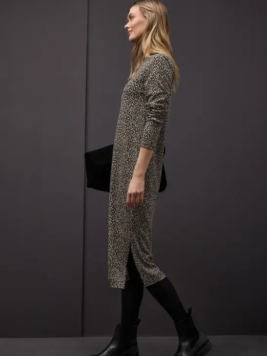 Street One Midi-jurk bruin, foto 3