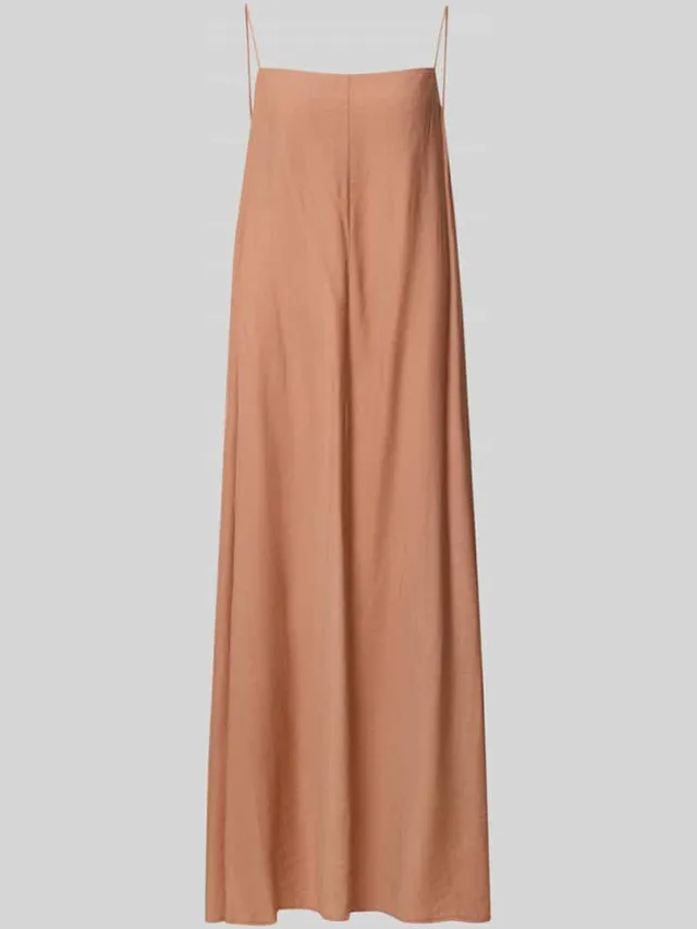 Style Icon Collection maxi-jurk met spaghettibandjes en vierkante hals curated by Anna Schürrle rosé, foto 2