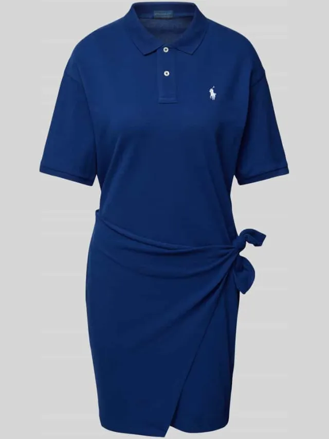 Polo Ralph Lauren Polojurk met knoopdetail marineblauw, foto 2