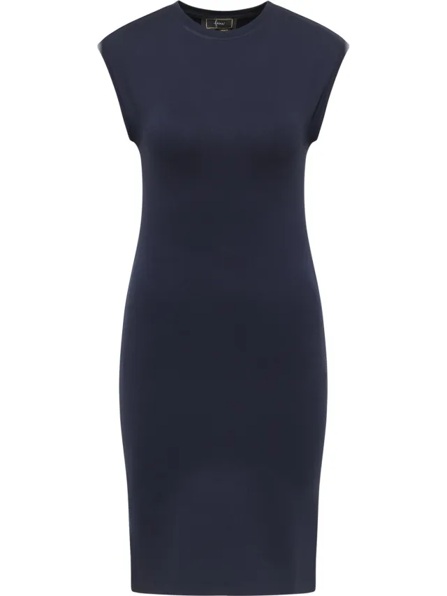 Faina shift jurk sookie marineblauw, foto 2