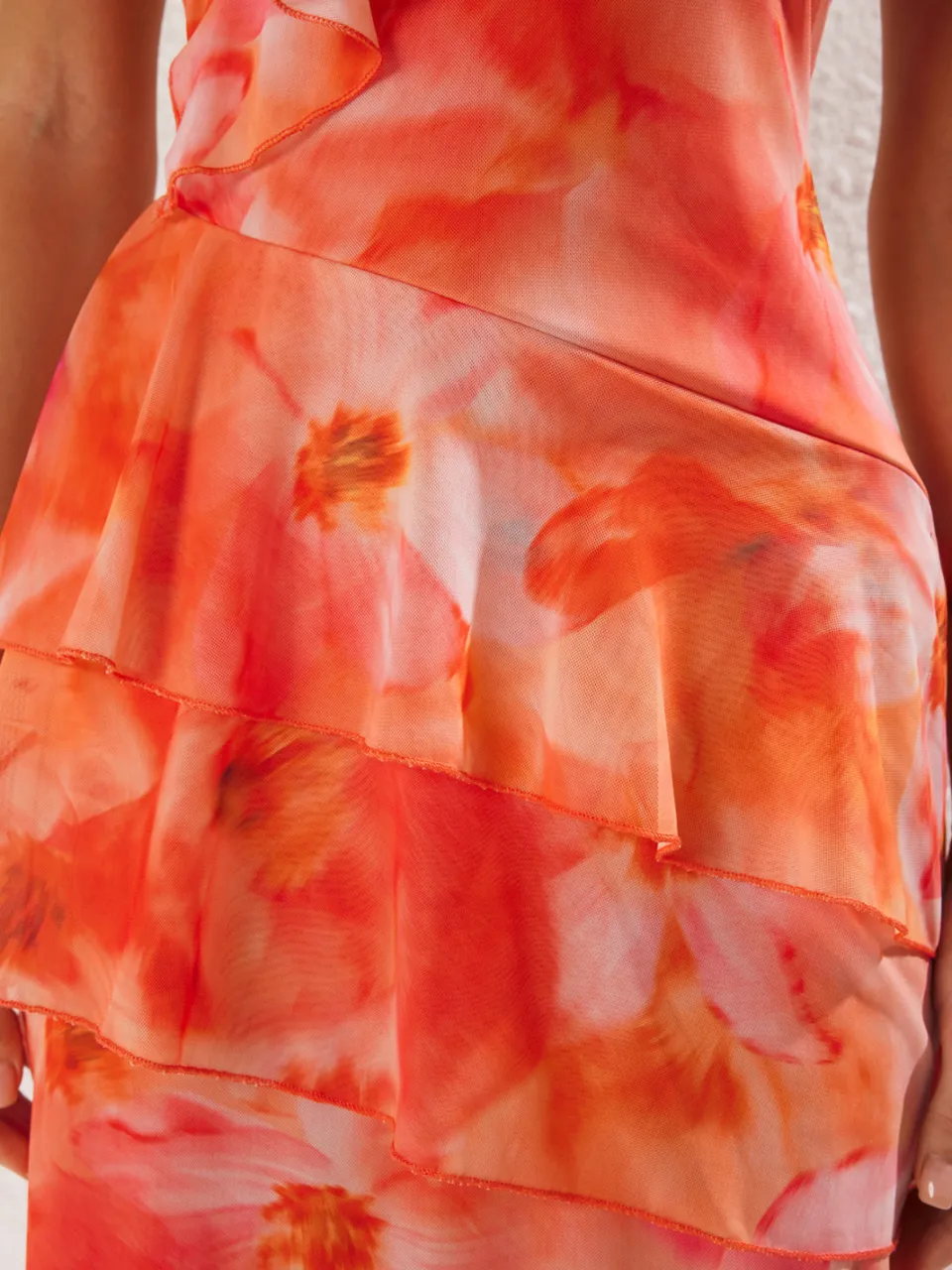 Trendyol TRENDYOLMİLLA Dames Meerkleurig Bloemen Maxi Mouwloos Diploma-uitreiking / Gala Recht Avond & Gala Jurk veelkleurig, foto 2