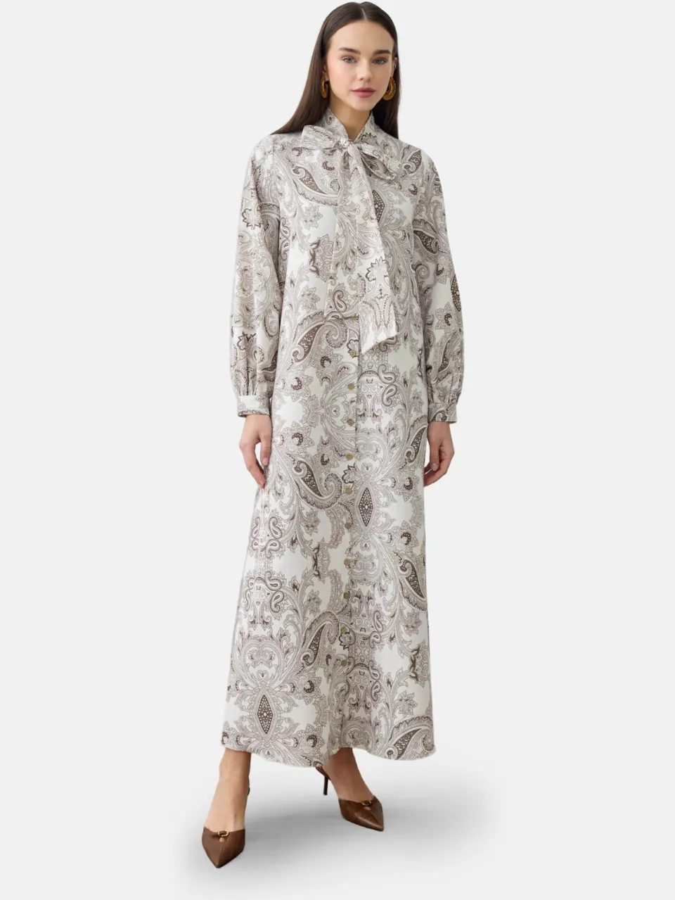 Refka Modest Dress Refka Ecru
