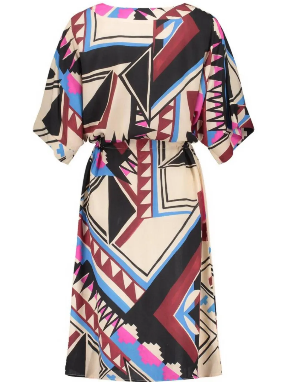 Geisha midi jurk multi, foto 3