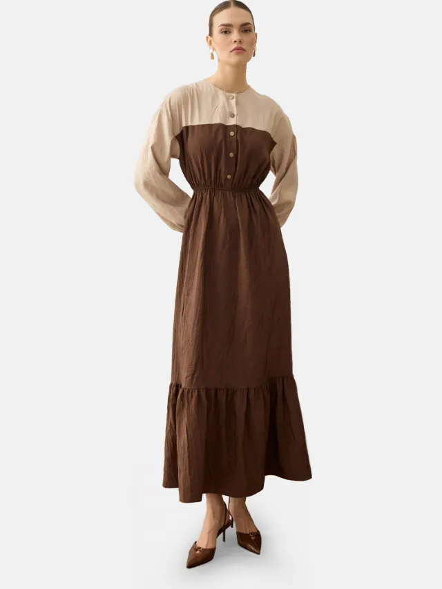 Refka Modest Dress Refka Bruin