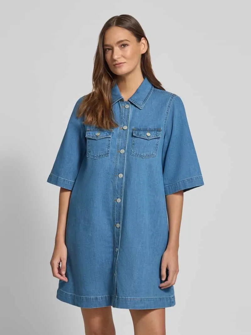 MbyM Denimjurk met borstzakken Model 'Mira', foto 4