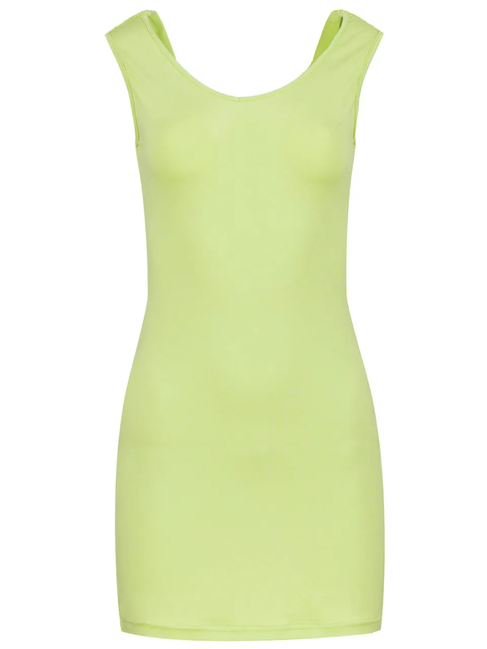 Conquista Mouwloze Drape Back Jurk groen, foto 2