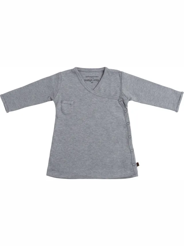 Baby's Only Jurkje Melange - Grijs - 62 - 100% ecologisch katoen - GOTS