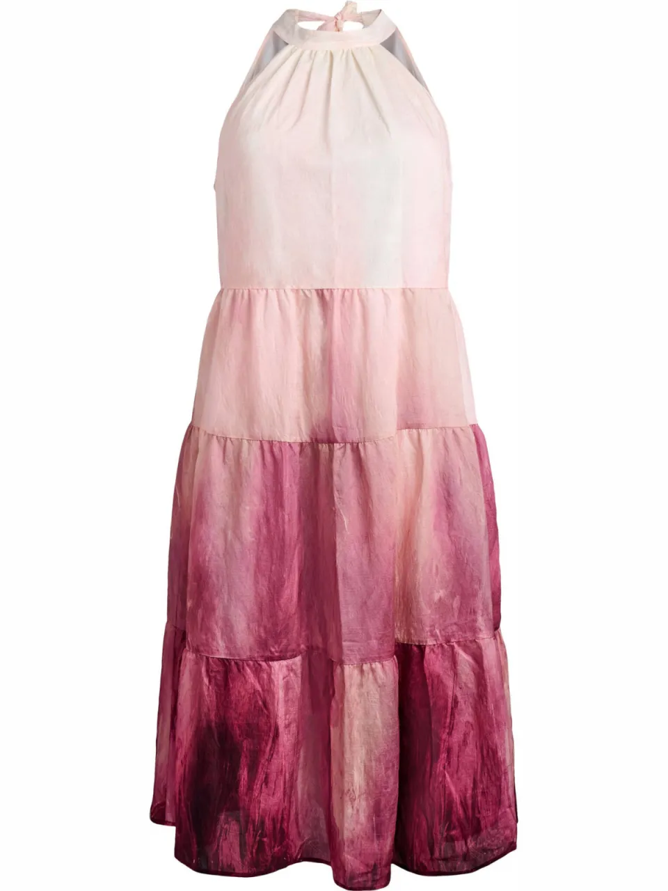 Zizzi halter midi jurk Plus Size - roze, foto 3