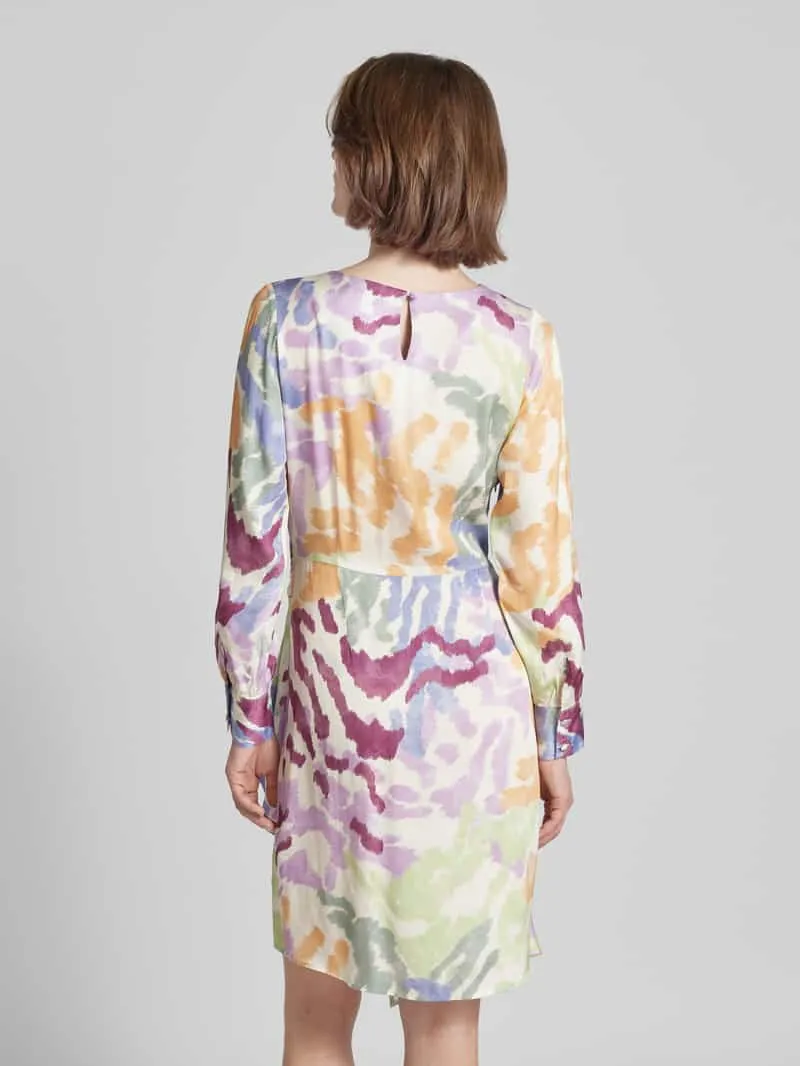 Smith and Soul Knielange jurk met knoopdetail offwhite, foto 3