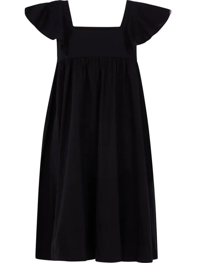 Protest Prtarabba – Jurk Dames – Korte mouwen – Knielengte True Black