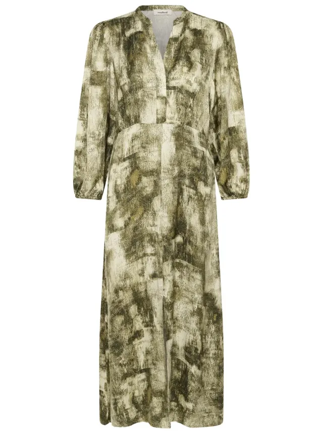 Damesjurk Soaked in Luxury Clero fennel seed shadow print