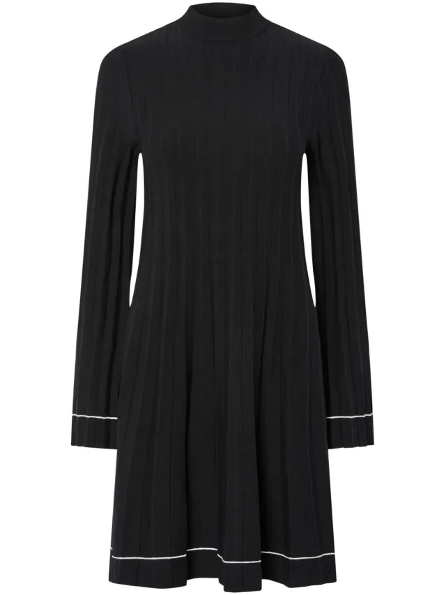 Yas Gebreide jurk YASPLEMA Black