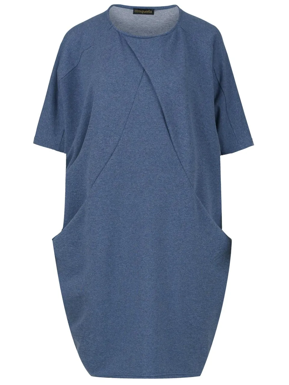 Conquista Blauw gemêleerde Batwing-jurk, foto 2