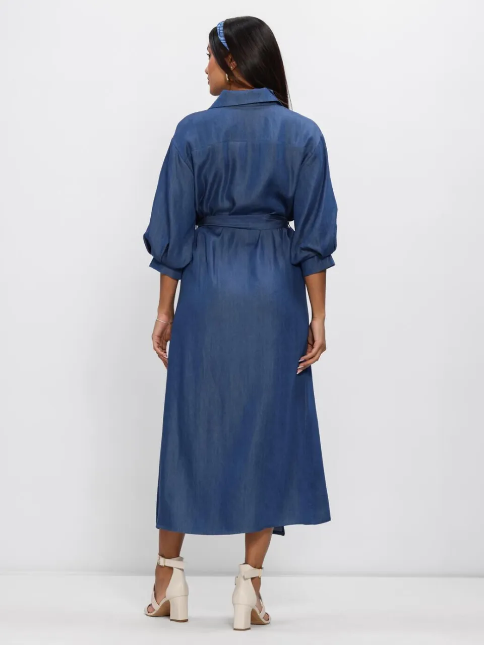 ANA ALCAZAR Dames Jurken 041765-3798 - Blauw, foto 3