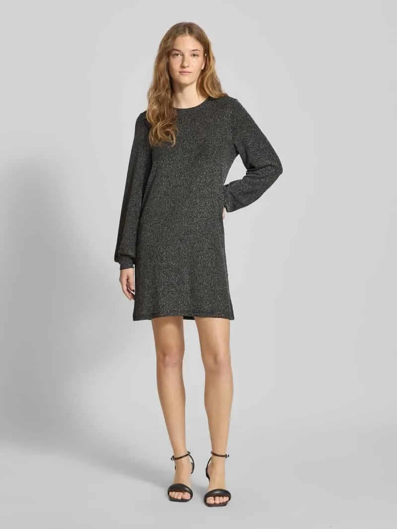 Only Mini-jurk met glittermotief, model 'CAROL' Zilver