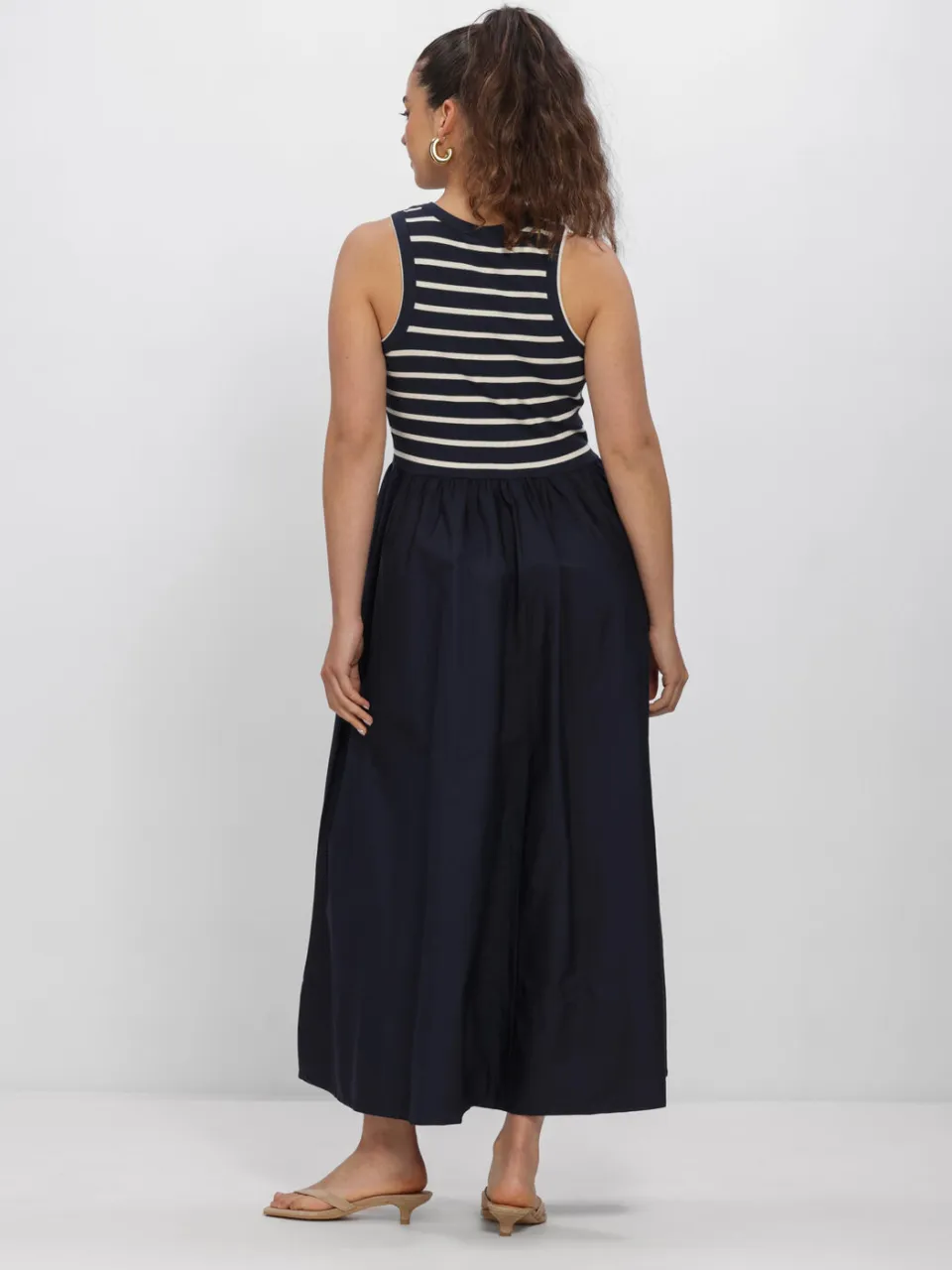 Y.A.S. YAS Dames Jurken Yasmiri Sl Long Dress Noos - Donkerblauw, foto 3