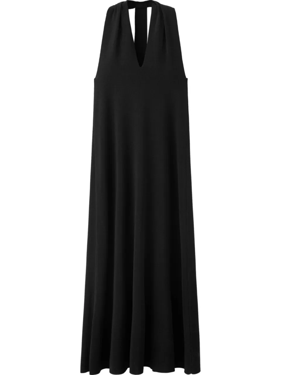 Mango midi halterjurk - zwart, foto 2