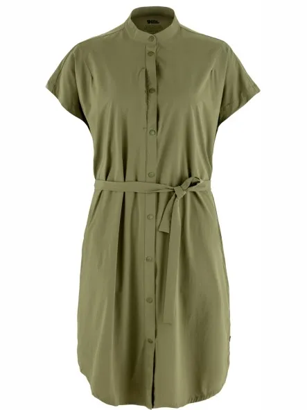 Fjällräven Women's Abisko Fjäll Dress - Jurk, olijfgroen