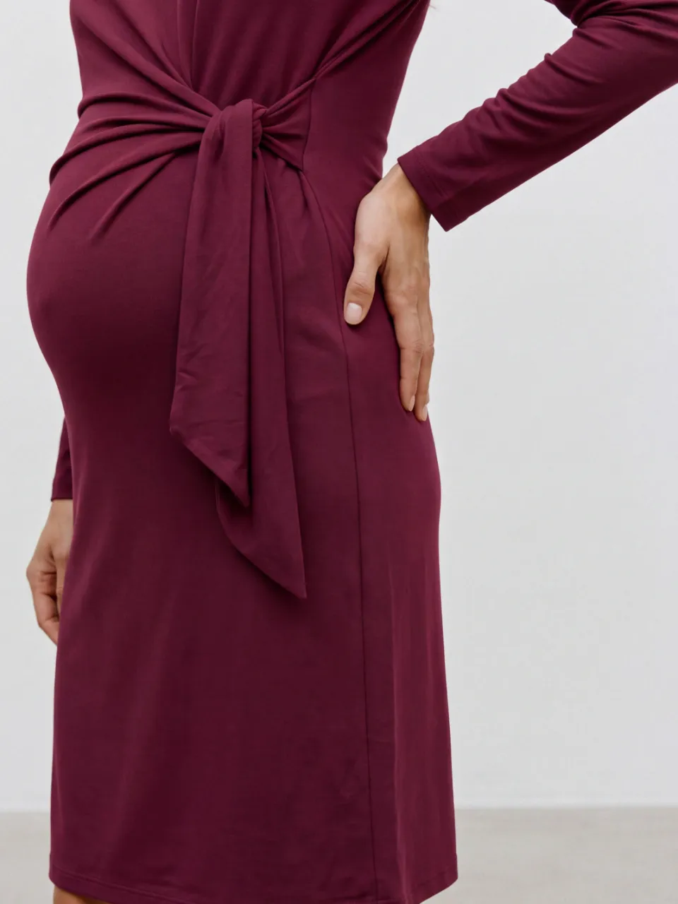 Vero Moda Maternity zwangerschapsjurk VMMJILL donkerrood, foto 4