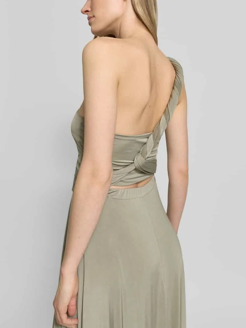 Rose Avenue maxi-jurk met diepe v-hals olijfgroen, foto 5