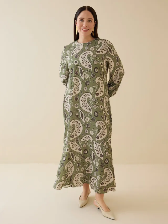 Alia Plus Size Dress Alia Groen
