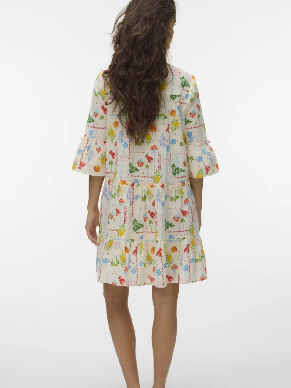 Vero Moda mini jurk ecru, foto 2