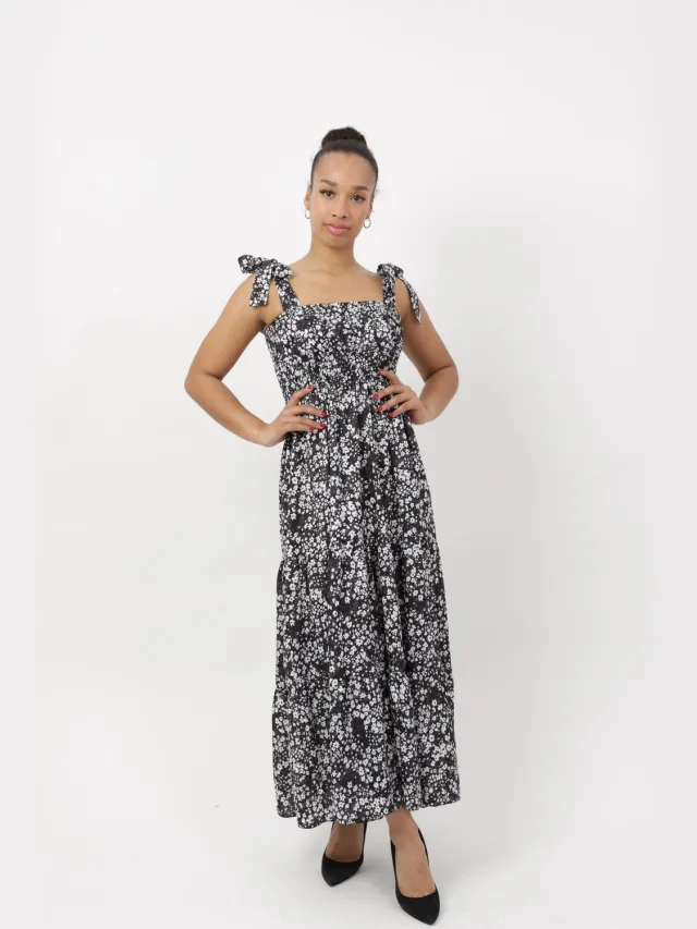 Elara Maxikleid Schwarz