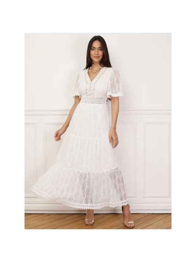 La Modeuse Jurk La Modeuse 71543_P168200 Beige