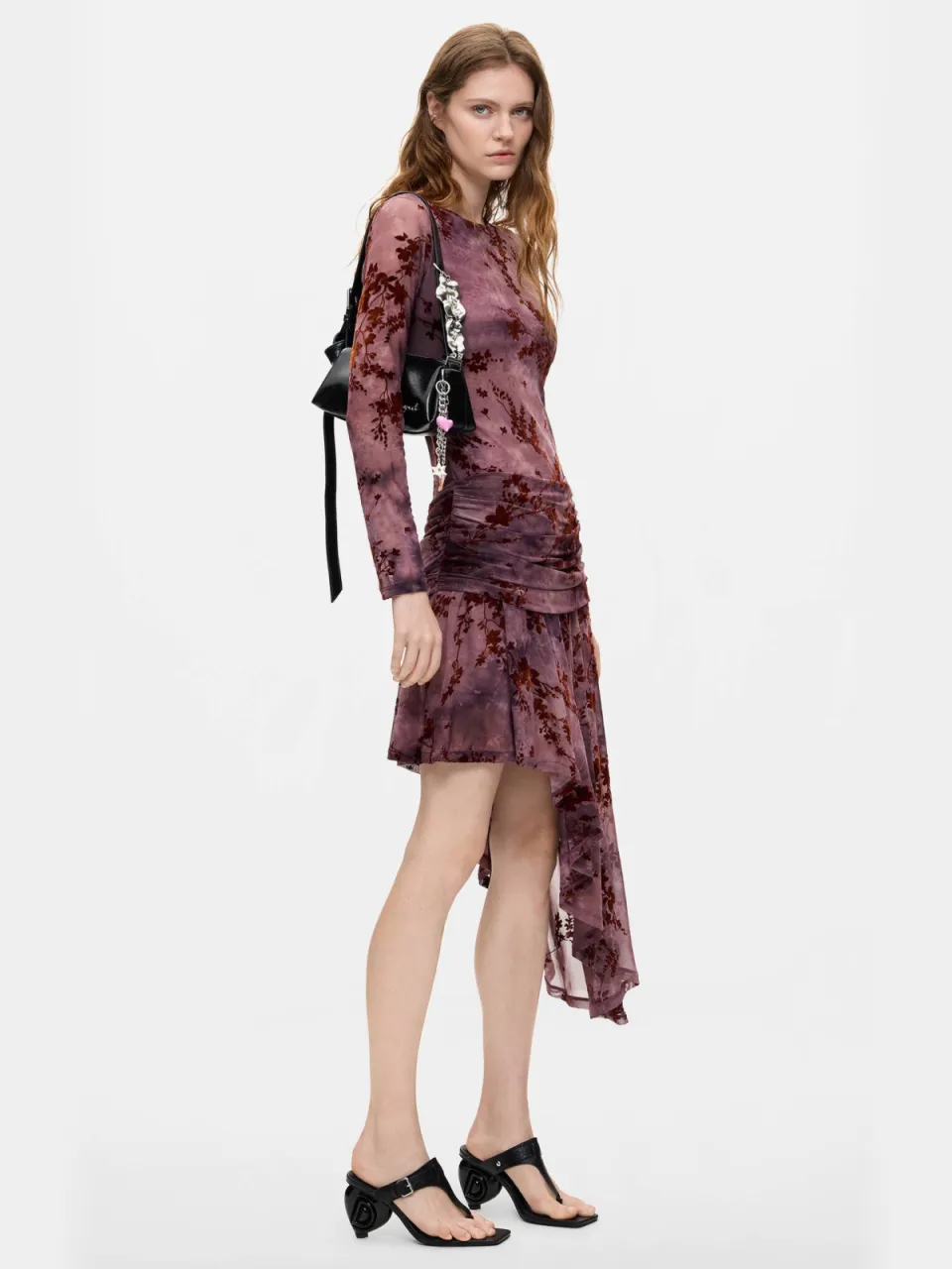 Desigual jurk met print - rood, foto 5